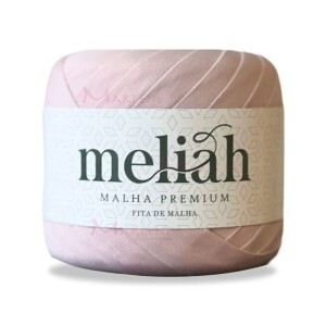 Fita de malha premium Meliah rosa petit 240g/80m