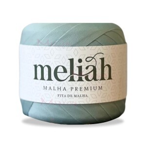 Fita de malha premium Meliah verde chá 240g/80m