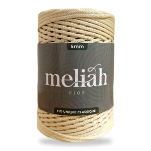 Fio unique classique 5mm Meliah cor panacota com 500g/185m