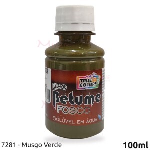 Eco Betume fosco 100ml True Colors para pátina e envelhecimento