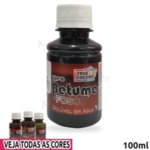 Eco Betume fosco 100ml True Colors para pátina e envelhecimento