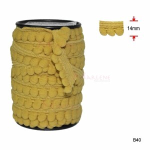 Pompom rígido com 10m 9022/1 Britânia