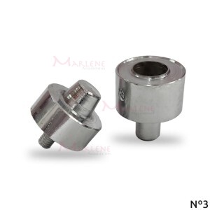 Matriz para ilhós nº3 com garra para aplicação em balancim