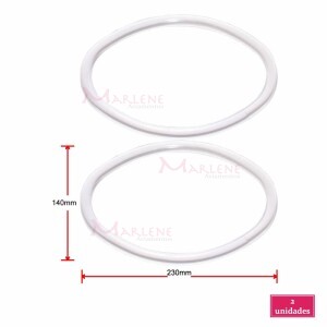 Alça plástica B3 cristal 1 par