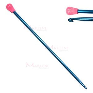 Agulha de crochê tunisiana nº7 27cm