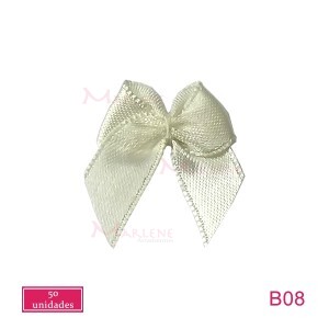 Laço de cetim comum  nº1 com 50 unidades 10mm