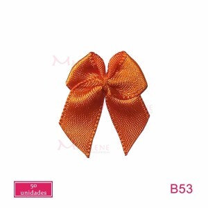 Laço de cetim comum  nº1 com 50 unidades 10mm