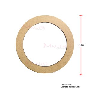 Argola MDF 21,5cm