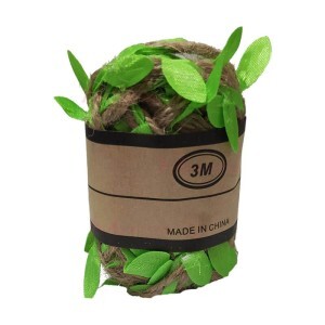 Cordão canhamo 3m com folha colorida W976