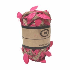 Cordão canhamo 3m com folha colorida W976