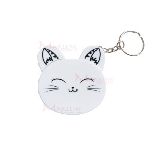 Fita métrica gatinha retrátil com chaveiro