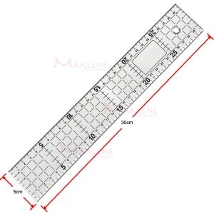 Régua 5 x 30cm  para patchwork