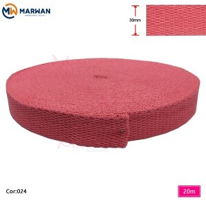 Cadarço de algodão 30mm Marwan com 20m na peça