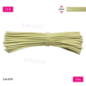 Elástico roliço colombe São José 2,8mm com 10m 15R colorido