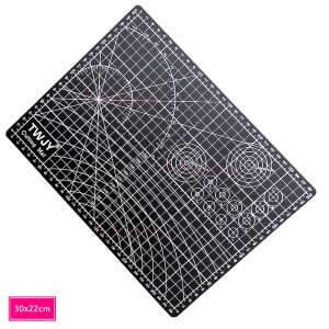 Base de corte 30x22cm preta TWJY dupla face A4