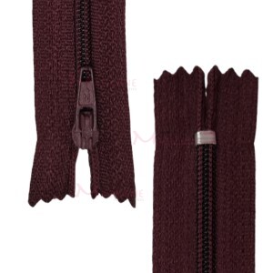 Zíper de nylon fino 15cm unidade