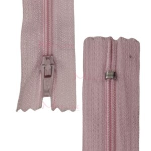 Zíper de nylon fino 18cm unidade