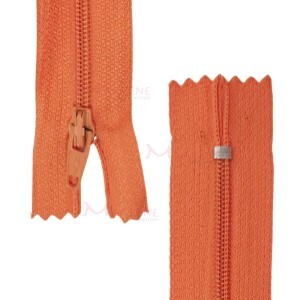 Zíper de nylon fino 18cm unidade