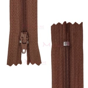 Zíper de nylon fino 20cm unidade