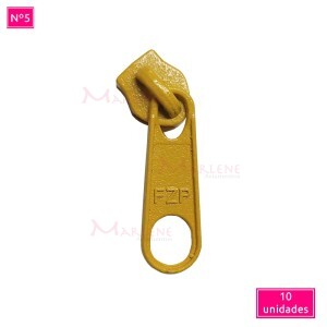 Cursor nº5 comum  com 10 unidades colorido metal