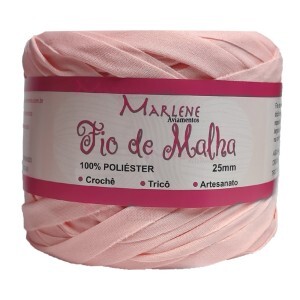 Fio de malha salmao 25mm 268g M-010 poliéster
