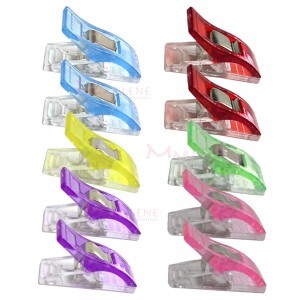 Prendedor pequeno de patchwork com 10 unidades