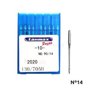 Agulha nº14 para máquina doméstica