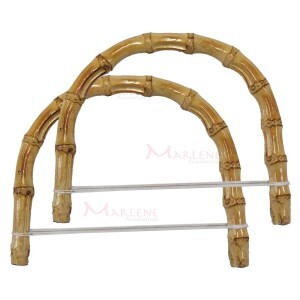 Alça bambu para bolsa 16cmx12cm RO.150871 par