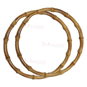 Alça bambu para bolsa 16cm RO.150868 par