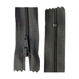 Zíper de nylon fino 50cm unidade