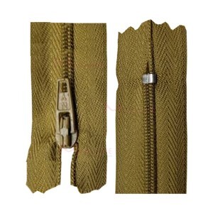 Zíper de nylon fino 60cm unidade