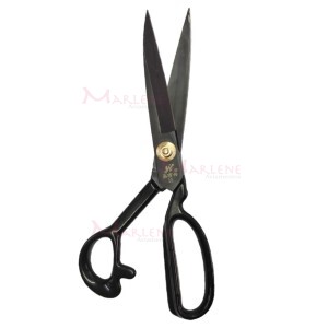 Tesoura de alfaiate nº10 em aço e cabo emborrachado