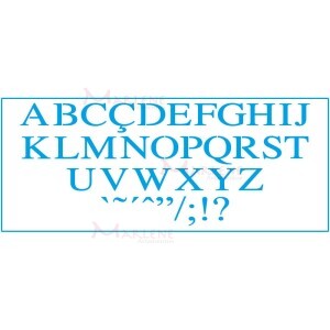 Stencil STG 42X17cm Litoarte