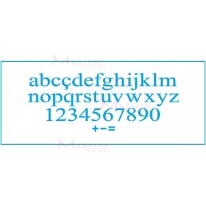 Stencil STG 42X17cm Litoarte