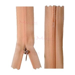Zíper de nylon invisível 30cm unidade