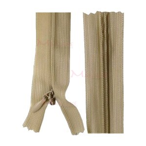 Zíper de nylon invisível 30cm unidade