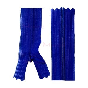 Zíper de nylon invisível 40cm unidade