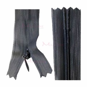 Zíper de nylon invisível 40cm unidade