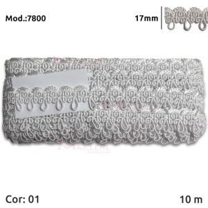 Passamanaria São José 7800 de 17mm com 10m na peça