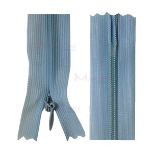 Zíper de nylon invisível 60cm unidade