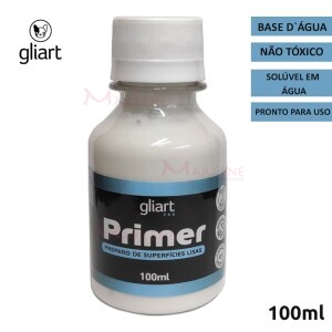 Primer com 100 ml Gliart para preparo de superfícies lisas