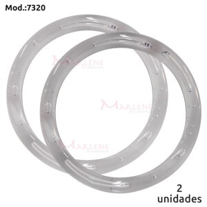 Alça argola para bolsa cristal 7320 com 1 par