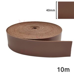 Tira de couro sintético 40mm rolo com 10m