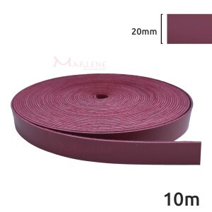Tira de couro sintético 20mm rolo com 10m
