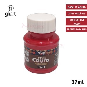 Tinta pinta couro Gliart com 37ml