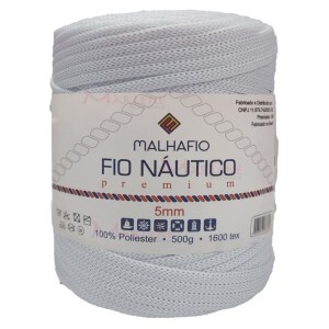 Fio náutico premium 5mm com 500g Malhafio