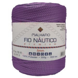 Fio náutico premium 5mm com 500g Malhafio