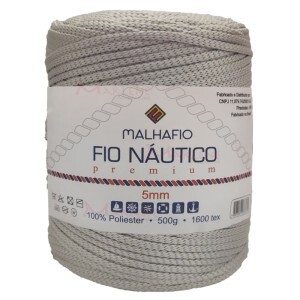 Fio náutico premium 5mm com 500g Malhafio