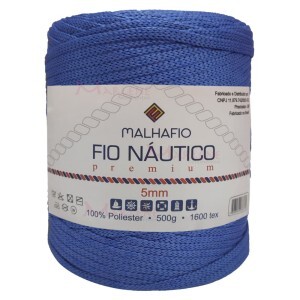 Fio náutico premium 5mm com 500g Malhafio