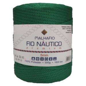 Fio náutico premium 5mm com 500g Malhafio